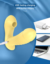 Load image into Gallery viewer, iCum 3 IN 1 Wireless Panties Vibrator Wearable Sucking G Spot Clitoris (With Heater)