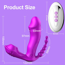 Load image into Gallery viewer, iCum 3 IN 1 Wireless Panties Vibrator Wearable Sucking G Spot Clitoris (With Heater)