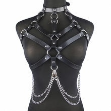 Load image into Gallery viewer, Bondage/BDSM Sexy Harness Woman Set (Leather)